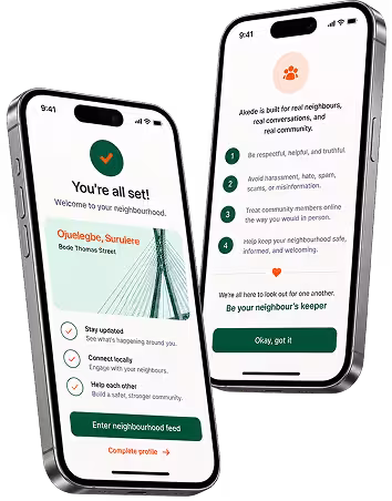 Akede App Mockup